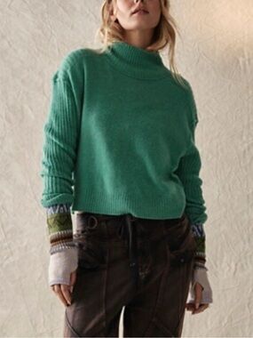 Free People Aubrey Cashmere Knit Sweater